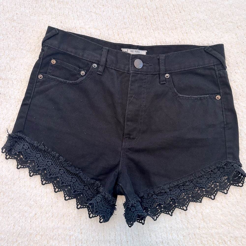 Free People Black Jeans size 27